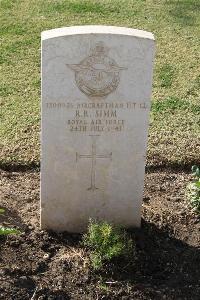 Ismailia War Memorial Cemetery - Simm, Robert Richardson